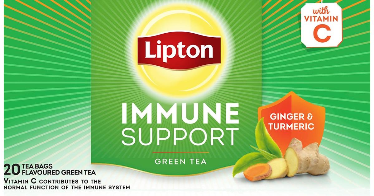 Lipton Vihre&#228; tee Immune Support 20p/26g 
